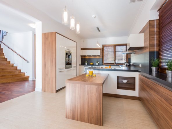 Wooden Kitchen Interior - Mainline kw