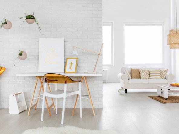 Beautiful White & Gold TV Lounge -Mainline KW