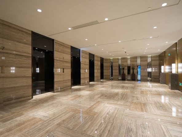 Wooden Floor & Lighted Ceilings Interior